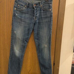 7 For All Mankind Josefina Distressed Jeans-Size 24
